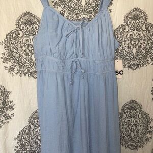 Flare Light Blue Women's Dress